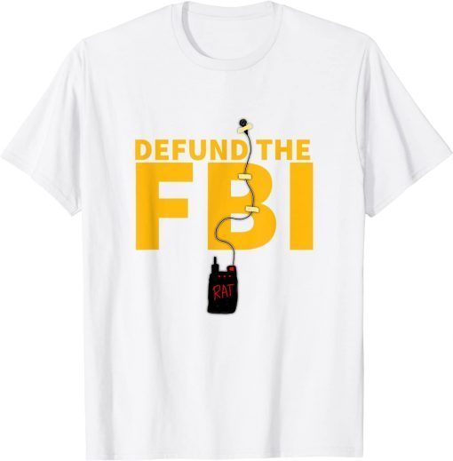 Official Defund The FBI Wired Rat T-Shirt