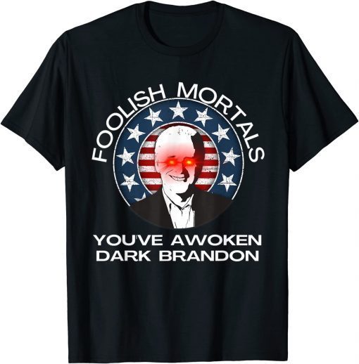 Dark Brandon Rising Saving America Funny Liberal Pro Biden Tee Shirt