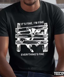 Funny Goat Famer it’s Fine I’m Fine Everything Is Fine Shirt