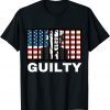 FBI Anti Trump, GUILTY Anti Trump American Flag Political T-Shirt