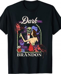 Dark Brandon Saving America Funny Halloween Sarcastic Funny T-Shirt