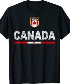 Canada Soccer Fans Jersey Canadian Flag Football Lovers Shirt