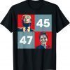 Retro Trump And Kari Lake 45 47 President Of US Election 2024 Tee Shirt