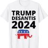 Trump Desantis 2024 The Freedom Ticket USA T-Shirt