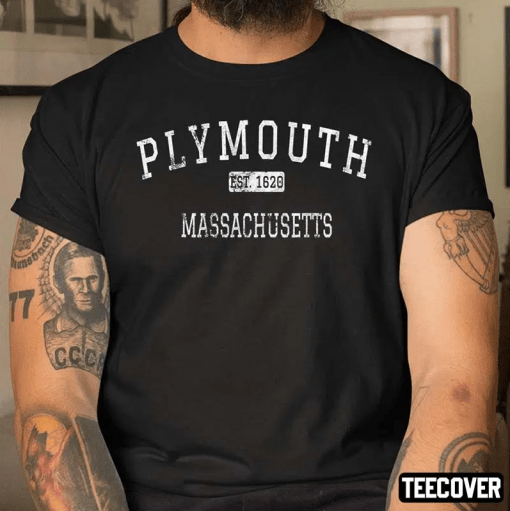 Plymouth Massachusetts MA Vintage Shirt