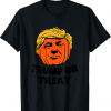 Trump Or Treat Funny Scary Halloween Support Trump Tee Shirt