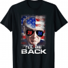 T-Shirt I'll Be Back Trump 2024 President Republican American Flag