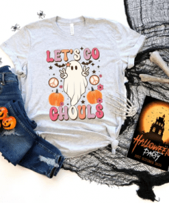 Let's Go Ghouls, Funny Halloween Gift T-Shirt