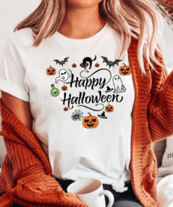 Happy Halloween Witches Tee Shirt
