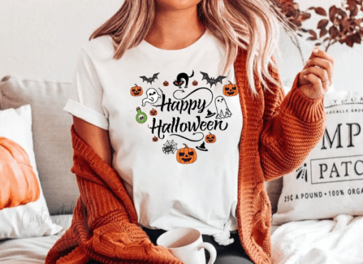 Happy Halloween Witches Tee Shirt