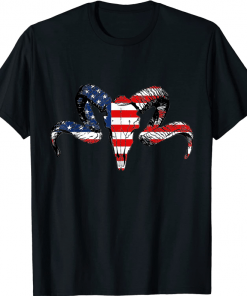 Official Flag ram skull T-Shirt