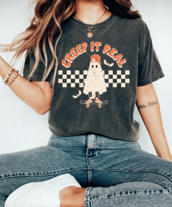 Creep it Real, Vintage Ghost Halloween 2022 Shirt