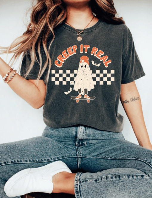 Creep it Real, Vintage Ghost Halloween 2022 Shirt