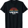 F-16 Viper Fighter Jet Distressed Sunset T-Shirt