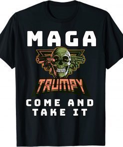 Scary Trumpy Halloween Costume Trump ULTRA MAGA Creepy Biden T-Shirt