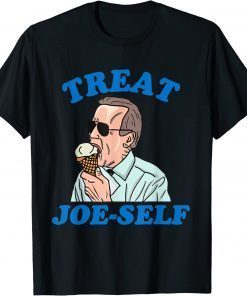 Treat Joe-self Funny Anti Biden Ice Cream Brandon Political T-Shirt