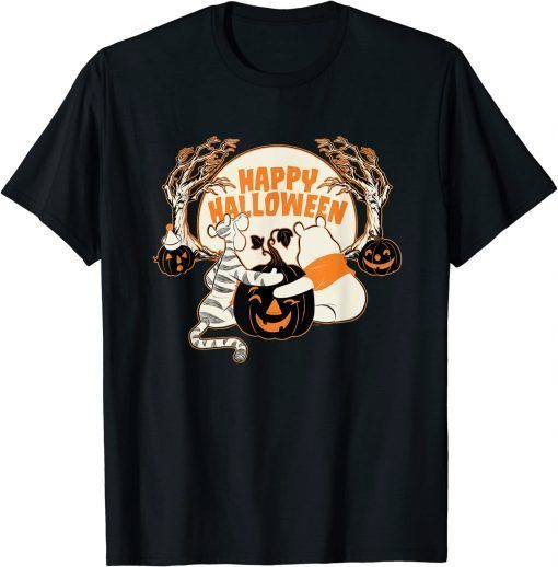 Disney Winnie the Pooh And Tigger Hundred Acre Wood Halloween Funny T-Shirt