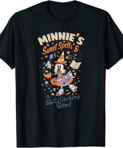 Funny Disney Minnie’s Sweet Spells And Be-Witching Bites Halloween T-Shirt