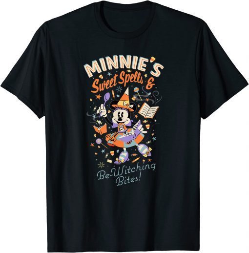Funny Disney Minnie’s Sweet Spells And Be-Witching Bites Halloween T-Shirt