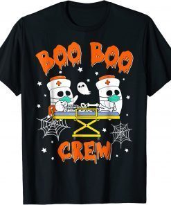 Boo Boo Crew Ghost Doctor Paramedic EMT Nurse Halloween T-Shirt