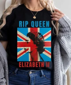 RIP Queen Elizabeth, Rest In Peace Elizabeth II, RIP Majesty The Queen, Queen Of England Since 1952 T-Shirt