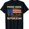 Proud MAGA Republican Flag ,Anti Donkey Pox Disease 2024 T-Shirt