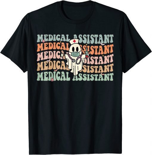 Groovy Medical Assistant Cool Halloween Healthcare Assistant T-Shirt