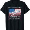 Desantis Airlines Bringing The Border To You Funny USA Flag T-Shirt