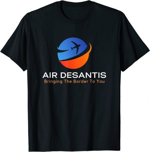 DeSantis Airlines Funny USA Flag T-Shirt