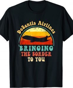 DeSantis Airlines Shirt Funny Retro Vintage DeSantis Airline T-Shirt