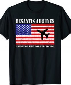 Top DeSantis Airlines Political Meme Ron DeSantis T-Shirt