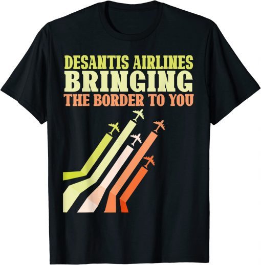 DeSantis Airlines Funny Retro DeSantis Airline T-Shirt