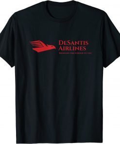 DeSantis Airlines Vintage US Flag T-Shirt