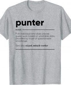 Punter Funny Definition T-Shirt