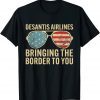 Desantis Airlines Bringing The Border To You Vintage USA Flag T-Shirt