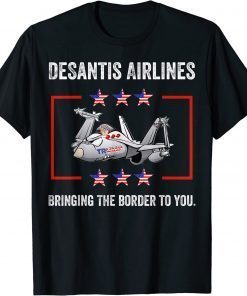 DeSantis Airlines Funny Political Meme Ron DeSantis Art T-Shirt