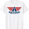 Vintage DeSantis Airlines Political Meme American Flag Funny T-Shirt