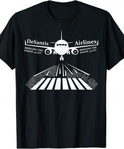 Retro Desantis Airlines Bringing The Border to You T-Shirt