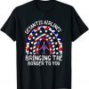 DeSantis Airlines Bringing The Border To You Rainbow T-Shirt