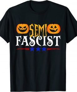 Semi-Fascist Funny Halloween Biden Quotes Classic T-Shirt