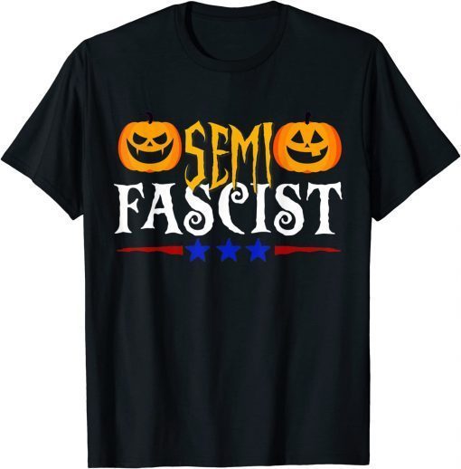 Semi-Fascist Funny Halloween Biden Quotes Classic T-Shirt