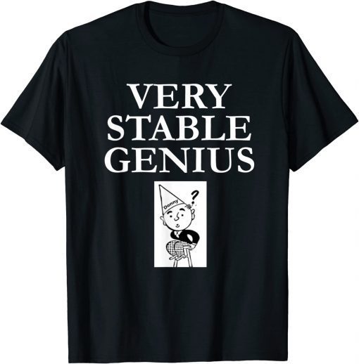 Very Stable Genius, Trump Lies, Anti Trump 2024 Election Official T-Shirt