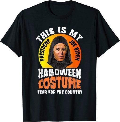 This Is My Joe Biden Halloween Costume Anti Biden Funny T-Shirt