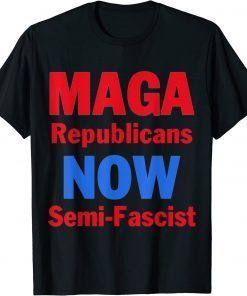 Semi-Fascist Funny Biden Quotes Humor Political Funny T-Shirt