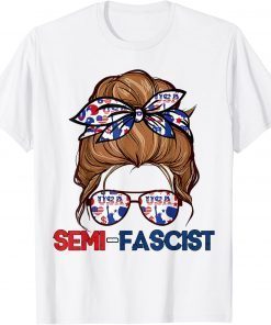 Vintage Semi-Fascist Political Humor T-Shirt