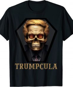 Trump Halloween Costume Trump Halloween Trump Skull Funny T-Shirt