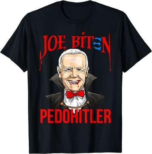 PedoHitler Funny Joe Biden Anti Joe Biden Halloween T-Shirt