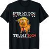 Even My Dog Is Waiting For Trump 2024 For Men Women T-Shirt