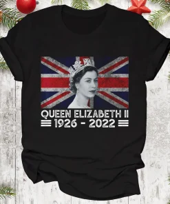 RIP Queen Elizabeth II 1926 - 2022 Flag Of England Tee Shirt