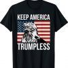 Keep America Trumpless Anti Trump Usa Eagle Flag Patriotic Classic T-Shirt